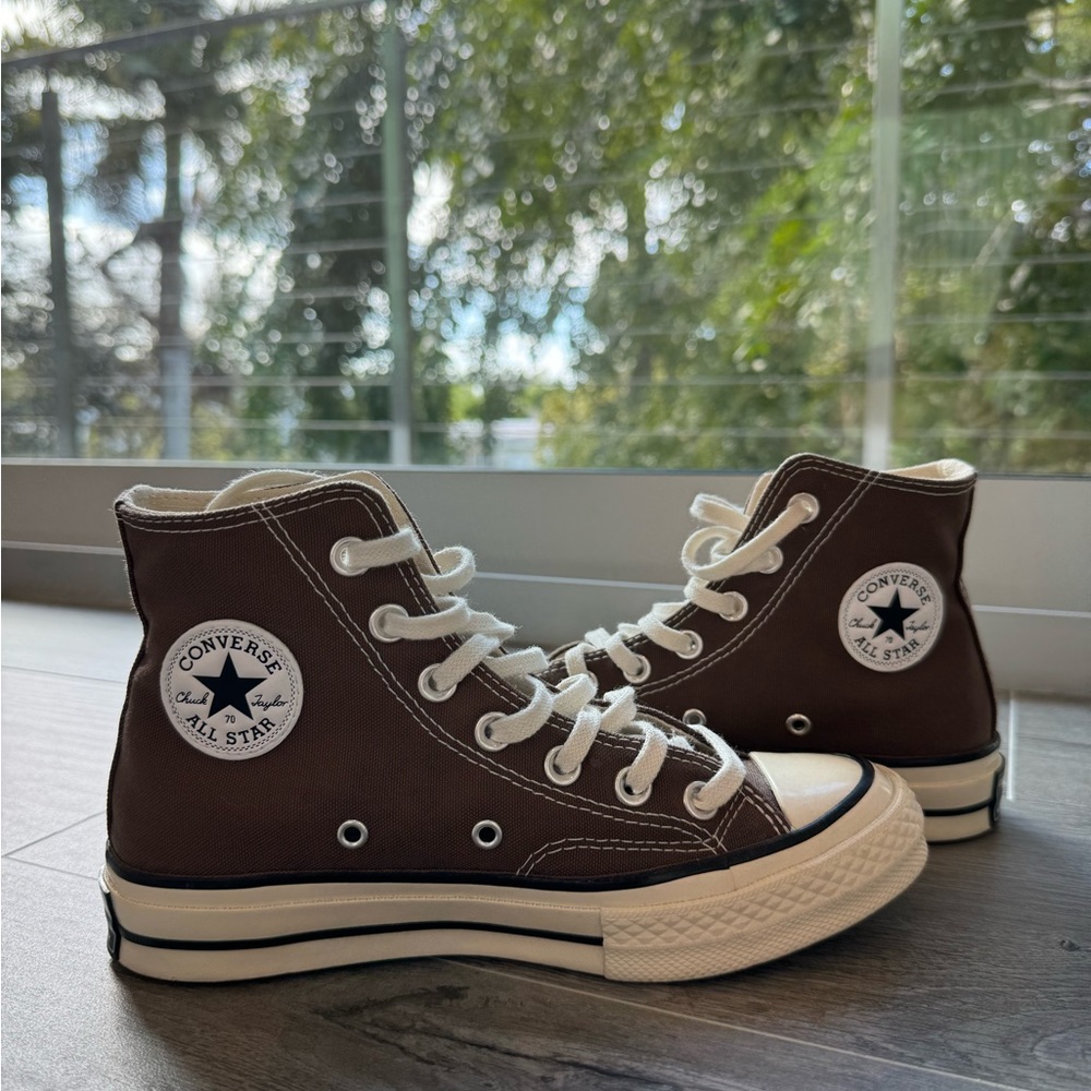Converse Chuck 70 Canvas High Tops in Brown